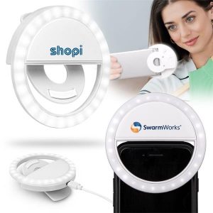 Selfie Ring Light-LED Clip On Virtual Online Meeting